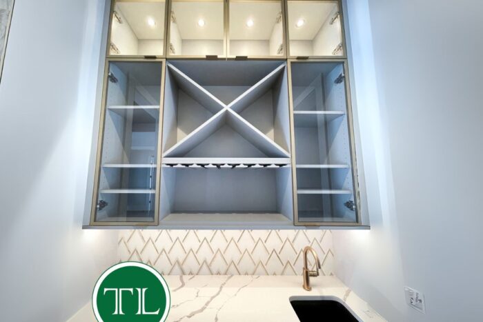 Geometric X-Frame Wine Storage - TLCH